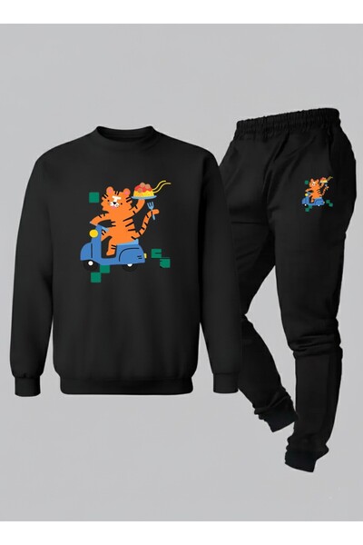 LORVEX Set pentru copii (Swea tricou - Trening) Decolteu rotund PASTA FASTA I...