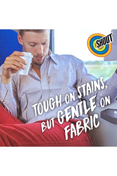 Shout Wipe & Go Wet Wipes Instant Stain Remover, 12 Wipes x 6 Cans (Total 72)