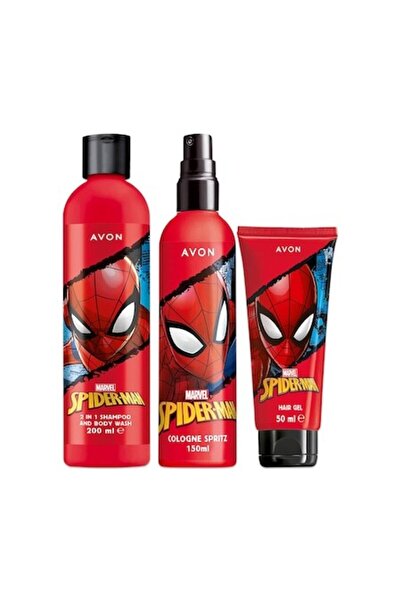 AVON Spider-Man set, 3 products, - 2-in-1 Shampoo & Shower Gel 200 ml, Cologne 150 ml, Hair Gel 50 m