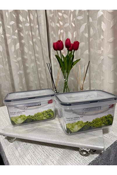 Plastard Multi-Purpose Fresh Box Storage Container with 2 Strainers and Vacuum Lid