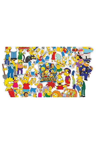 Orajet Set 50 de autocolante - Simpsons