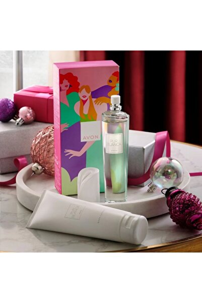 AVON Pur Blanca Gift Set, Perfume and Body Cream,