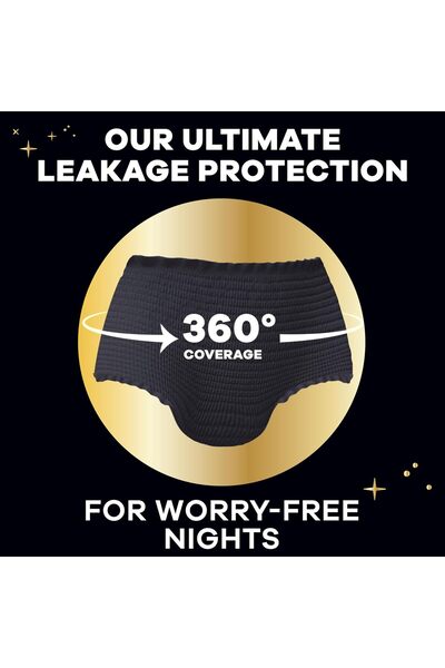 Always ZZZ Women's Overnight Disposable Underwear, Large/X-Large (14 pcs)