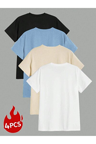 rocassi 4 piese Unisex supradimensionat tricou