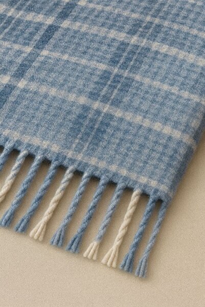 Dinarsu Cozy Life Pamuklu Skoç Tv Battaniyesi 130x170