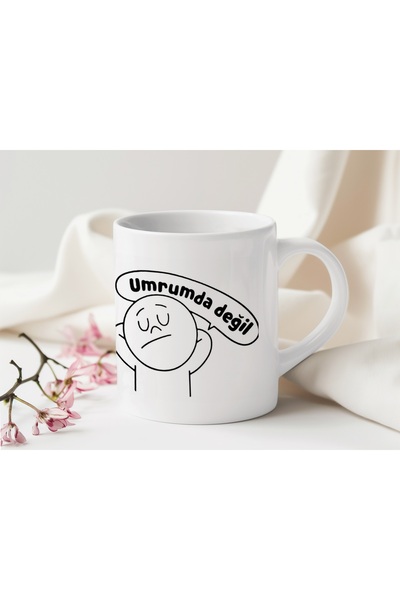 Beramussa I Don'T Care Written Mug – Humorous Humor Design – Cool Gift