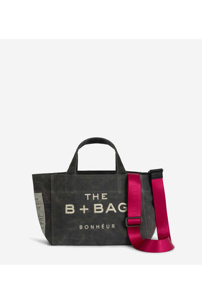 Ventus Kanvas Eskitme Antrasit Çanta 30×25 cm