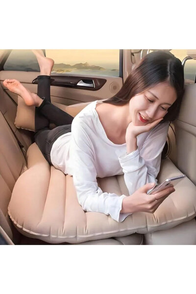 Muchmy Car Travel Air Bed Inflatable Mattress Portable Outdoor Camping Bed with 2 Air Pillows and Pump