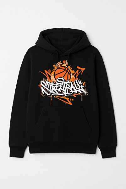 CALKARCOLLECTION سترة ستريت بول باتش (هودي) للجنسين بغطاء رأس