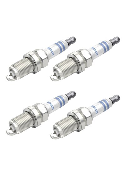 Bosch Set 4 spark plugs for Honda Jazz III, Subaru Legacy, Suzuki SX4, Toyota Avensis