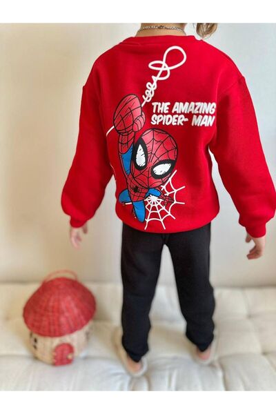 YİGİT BUTİK Character Patterned Boy's Bottom and Top Set