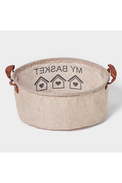 Generic A small foldable laundry basket or storage basket