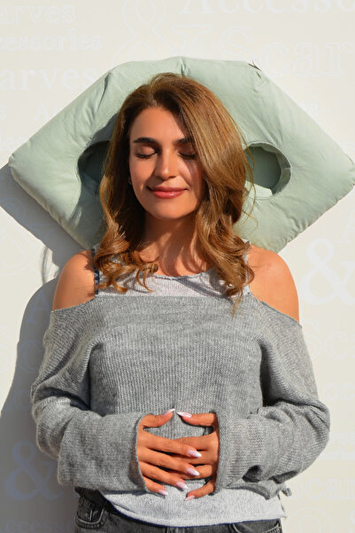 moonzy - minimalist & cozy Çift Delikli Kulak Koruyucu Yastık – Yatan Hasta &...