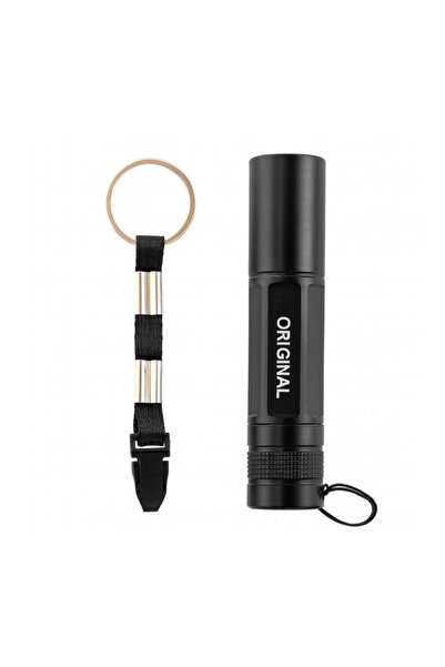 TAREZ PD-4455 Metal Mini Anahtarlık El Feneri | Güçlü LED Işık Cep Feneri