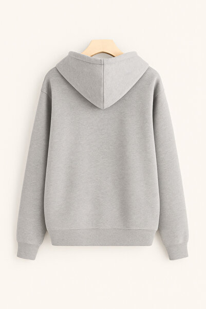 EydaMoon Women's Winter Cotton Leopard Bow Printed Hooded Kangaroo Pocket Regular Sweatshirt