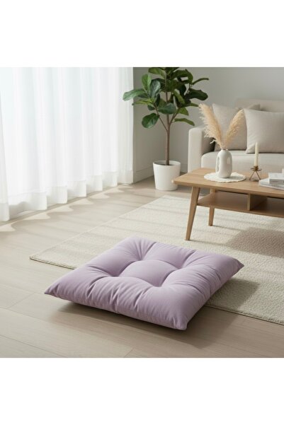 özkan ahşap 60 x 60 cm yer minderi (1 Adet )