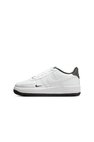 Nike Air Force 1 Lv8 1 Gs White Unisex Sneaker Sports Shoes (Sporti̇ks) Are Narrow Fit...
