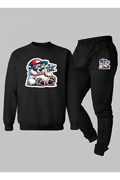 LORVEX Trening pentru copii cu gâtul rotund Swea tricou - Trening ABLY COOL i...