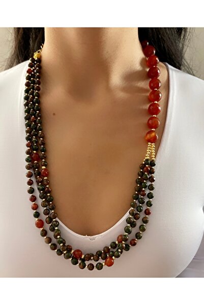 Takkı by Handan Akik TAŞI tasarım kolye.