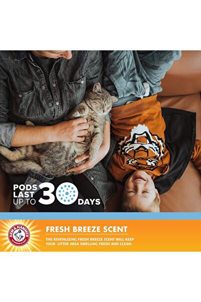 Arm&Hammer Arm & Hammer Cat Litter Box Odor Eliminator, Fresh Breeze Scent, Pack of 2