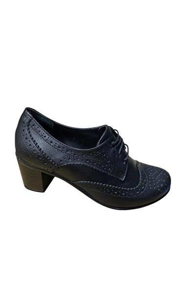 güven kundura Γυναικεία παπούτσια με τακούνι με κορδόνια από γνήσιο δέρμα