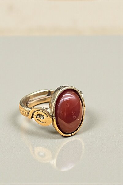 NBS Beautiful Naturel Stones Agate Copper Ring Real Adjustable Very Quality with Big Stone Elegant