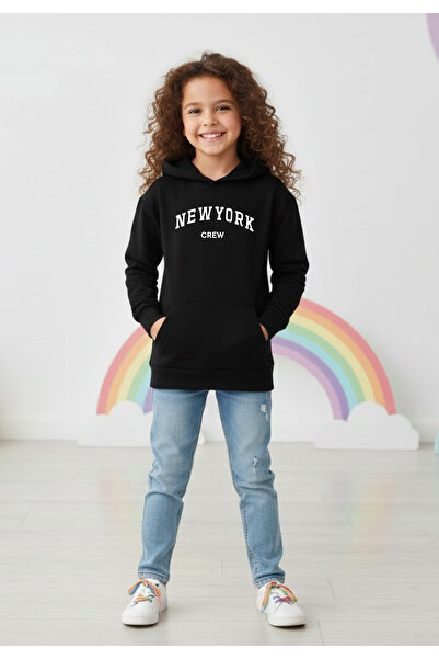 Arz giyim Swea tricou cu imprimeu negru New York pentru copii, 8-9 ani