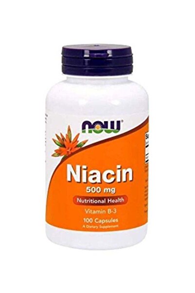 Now Foods مكمل غذائي النياسين (فيتامين ب3) ٥٠٠ مجم - ١٠٠ كبسولة