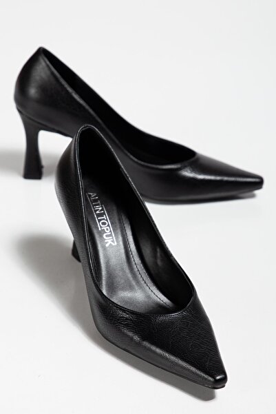 ALTIN TOPUK Black Women's High Heel Shoes Stiletto