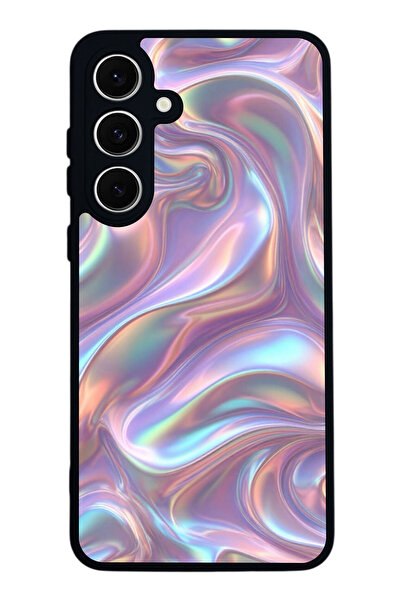 SCALETA CASE حافظة سوداء غير لامعة متوافقة مع هاتف Samsung Galaxy S24 FE - غط...