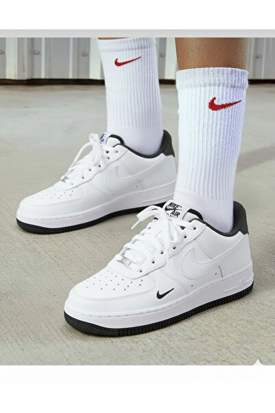 Nike Air Force 1 Lv8 1 Gs White Unisex Sneaker Sports Shoes (Sporti̇ks) Are Narrow Fit...