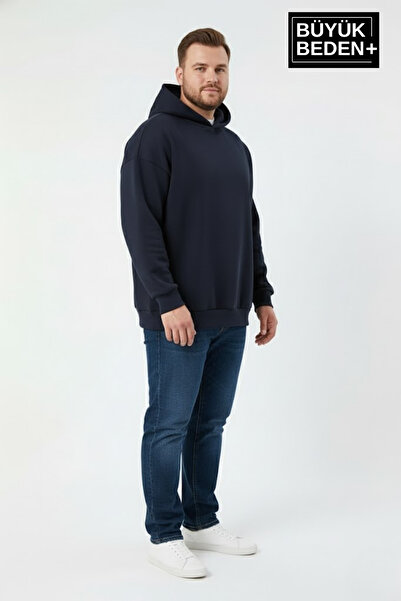 Superlife Ανδρικό μπλουζάκι με λεπτή κουκούλα και ριμπάν στο κάτω μέρος SPR26BSW957