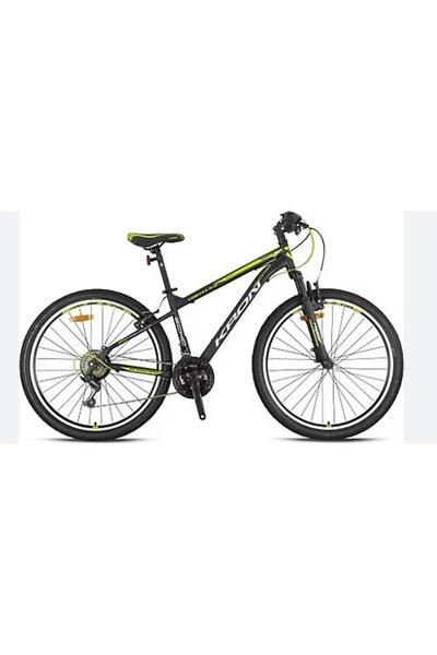 Kron VORTEX 4.0 - 26 MTB - 14' - 21 Vites - V.B. - Mat Siyah-Gri/Neon Sarı