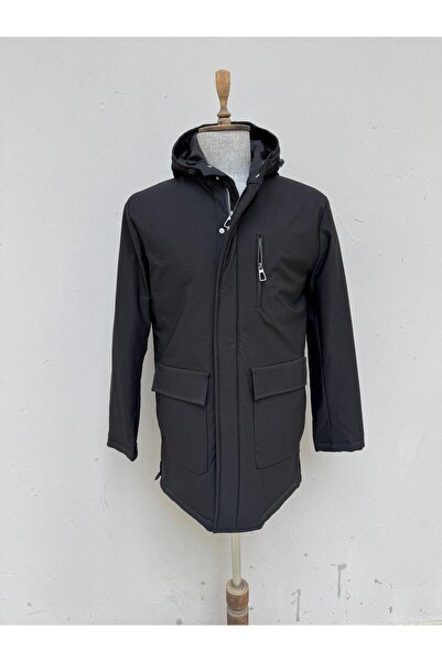 Mcr SİYAH KAPŞONLU PARKA