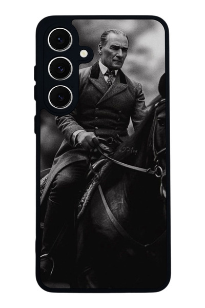 SCALETA CASE حافظة سوداء غير لامعة متوافقة مع هاتف سامسونج جالاكسي A16 - غطاء...