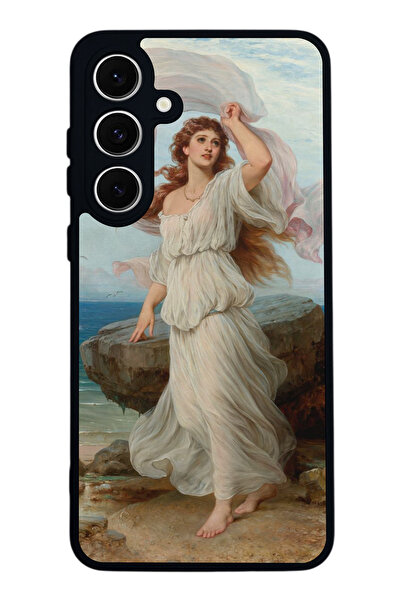 SCALETA CASE حافظة سوداء غير لامعة متوافقة مع هاتف سامسونج جالاكسي A16 - غطاء حماية من السيليكون الناعم وممتص للصدمات