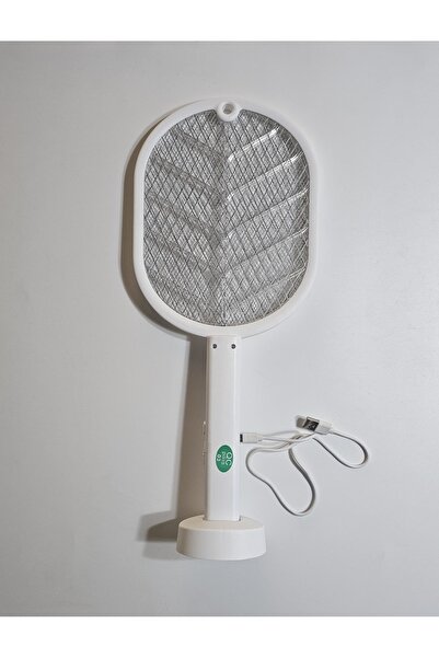 ES Rechargeable white mosquito zapper with base