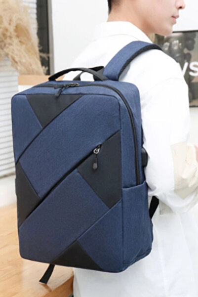 Muchmy 3 Pieces Travel Companion Backpack Set USB Charging Port Zipper Unisex Bags Set