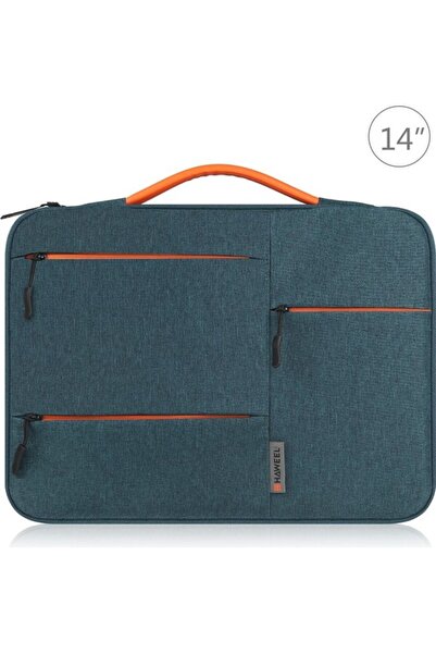 Generic 14-Inch Sleeve Case Zipper Laptop Handbag Navy Blue
