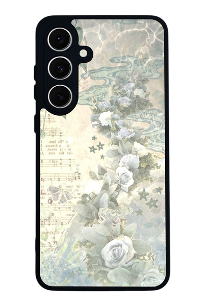 SCALETA CASE حافظة سوداء غير لامعة متوافقة مع هاتف Samsung Galaxy S24 FE - غطاء حماية من السيليكون الناعم وممتص للصدمات