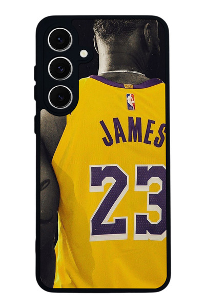 SCALETA CASE حافظة سوداء غير لامعة متوافقة مع هاتف Samsung Galaxy S24 FE - غط...