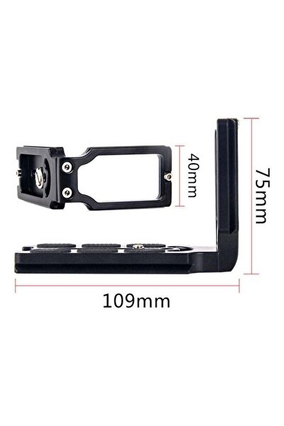 Generic MPU105 Quick Release L Plate Bracket for Canon 70D 60Da 5Ds 6D 7D 5D Mark II/III Black