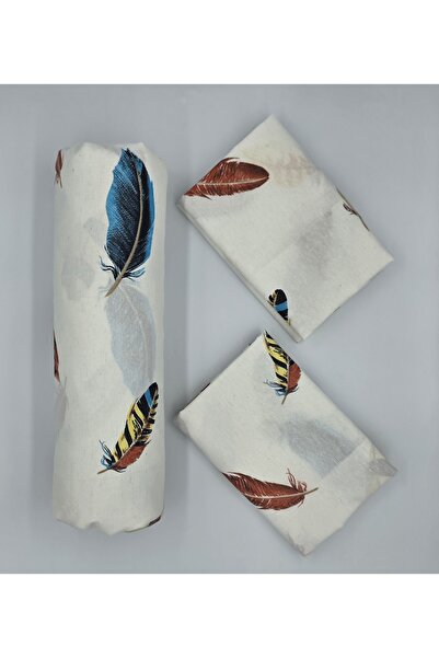 pınarhome collectıon Fabric Fitted Sheet for Pad Beds + Pillow Case with Cover (Corner Depth 30 Cm) New Season***