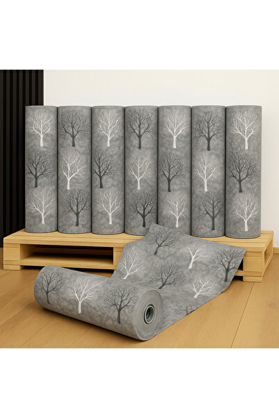 Loova Fabric:"Duvet Cover-Bed Sheet-Bag-Curtain-Pillowcase" Gray Tree 240 cm ...