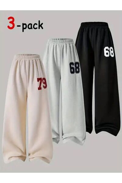 VESTIR BIEN 79 68 68 Παιδική φόρμα 3 τεμαχίων με στάμπα