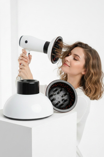 Transformacion Diffuser Vigo Head for Blow Dryer - Hair Dryer Head Professional White 722403