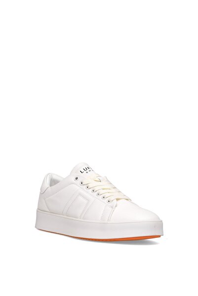 Lufian Zeus 112230227 Genuine Leather Rubber Sole Casual Men's Shoes White
