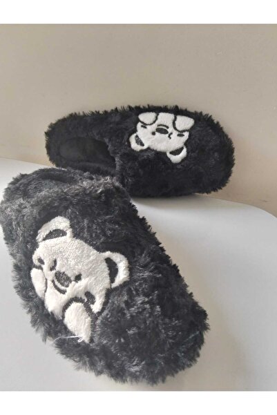 Lion Woolen House Slippers with Teddy Bear Figures