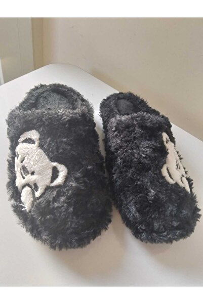 Lion Woolen House Slippers with Teddy Bear Figures