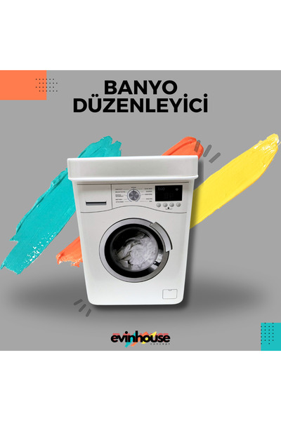 çt çeçem ticaret Çamaşır Makinesi Görünümlü Deterjanlık Taşınabilir Deterjan ...